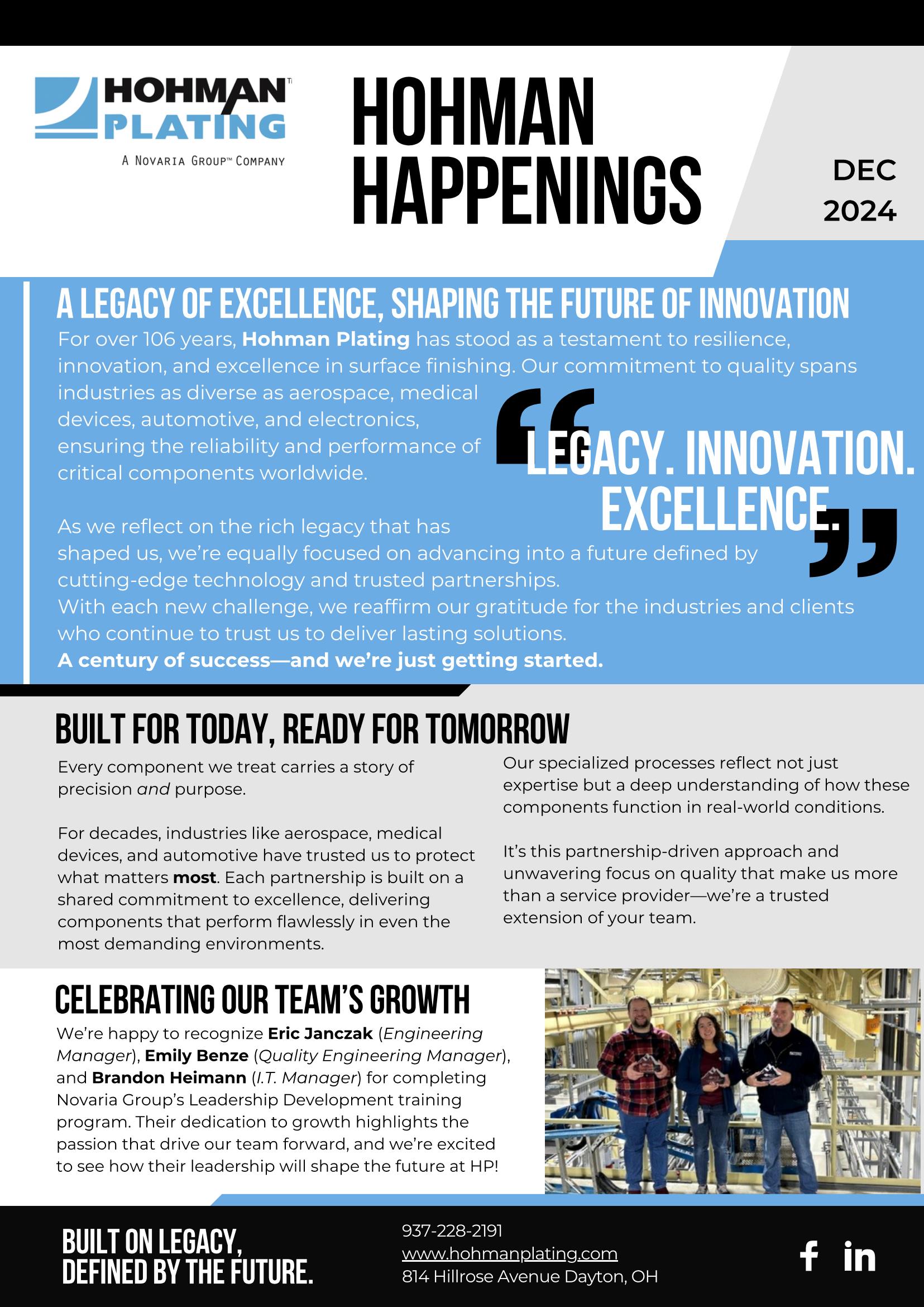 2024 December Newsletter Page 1