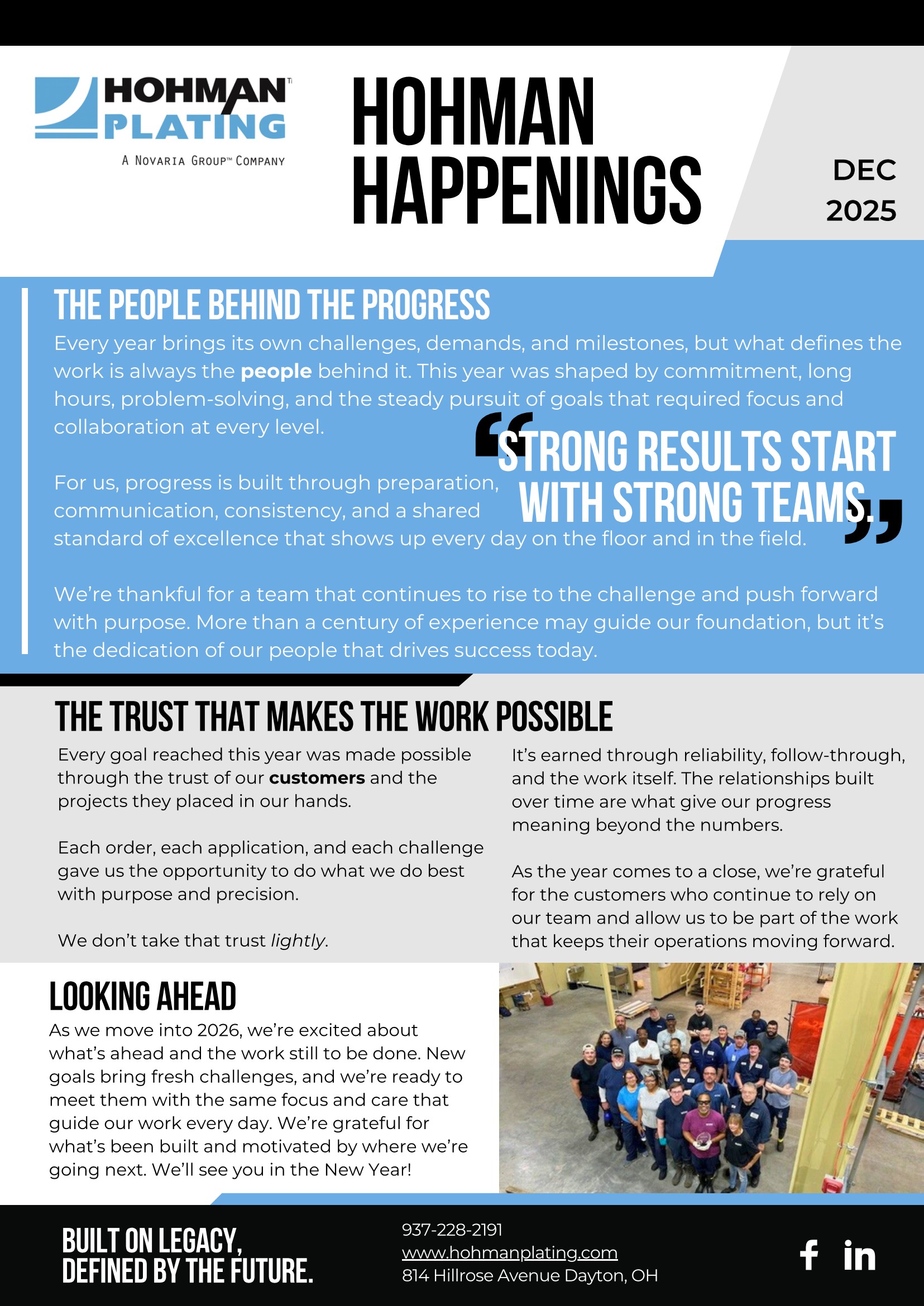 December 2025 Newsletter Page 1